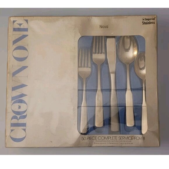 Crown One Imperial 50pc Tableware - Picture 1 of 3